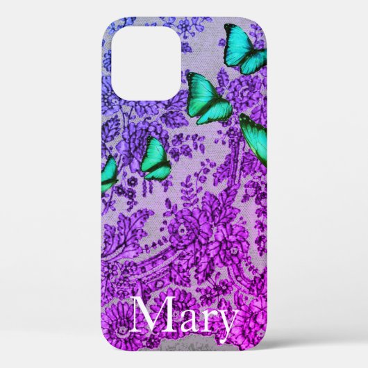 CASE MATE IPHONE-Hülle BLAUE SPITZE MIT INDIVIDUEL (Rückseite)