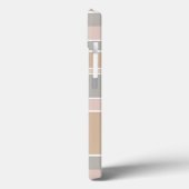 Case-Mate-iPhone in Beige Streifen Case-Mate iPhone Hülle (Rückseite / Links)