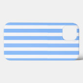 Case-Mate iPhone mit blauen und weißen Süßigkeiten Hülle (Rückseite (Horizontal))