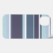 Case-Mate iPhone mit blaugrauen Streifen Hülle (Rückseite (Horizontal))
