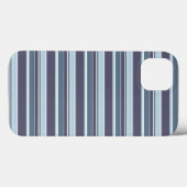 Case-Mate iPhone mit blaugrauen Streifen Hülle (Rückseite (Horizontal))