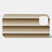 Case-Mate iPhone mit braunen Schattenstreifen Hülle (Rückseite (Horizontal))