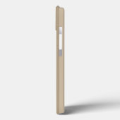 Case-Mate iPhone mit braunen Schattenstreifen Hülle (Rückseite / Links)