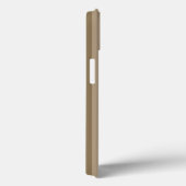 Case-Mate iPhone mit braunen Schattenstreifen Hülle (Rückseite / Rechts)