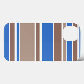 Case-Mate iPhone mit braunen und blauen Streifen Hülle (Rückseite (Horizontal))