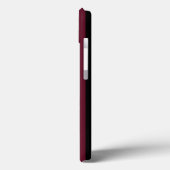 Case-Mate iPhone mit burgundy und schwarzen Streif Hülle (Rückseite / Links)
