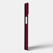 Case-Mate iPhone mit burgundy und schwarzen Streif Hülle (Rückseite / Rechts)