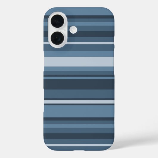 Case-Mate iPhone mit graublauen Streifen Hülle (Rückseite)