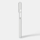 Case-Mate iPhone mit grauem und weißem Bonbonstrei Hülle (Rückseite / Links)