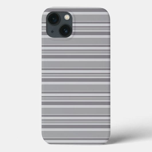 Case-Mate iPhone mit grauen Streifen Hülle (Rückseite)