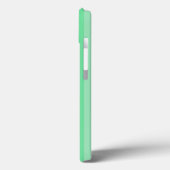 Case-Mate iPhone mit grünem Schattenstreifen Hülle (Rückseite / Links)