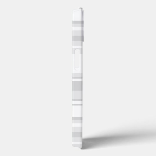 Case-Mate iPhone mit hellgrauen Streifen Case-Mate iPhone Hülle (Rückseite / Rechts)