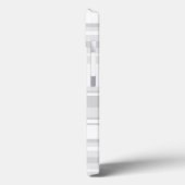 Case-Mate iPhone mit hellgrauen Streifen Hülle (Rückseite / Links)