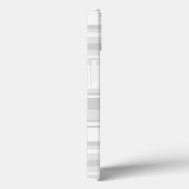 Case-Mate iPhone mit hellgrauen Streifen Hülle (Rückseite / Rechts)