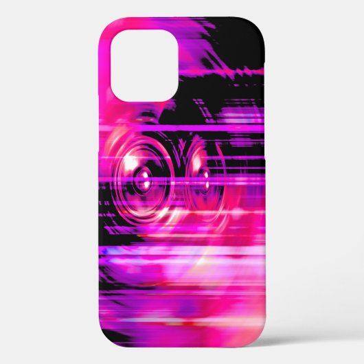 Case-Mate-iPhone mit lila Lautsprecher Case-Mate iPhone Hülle (Rückseite)
