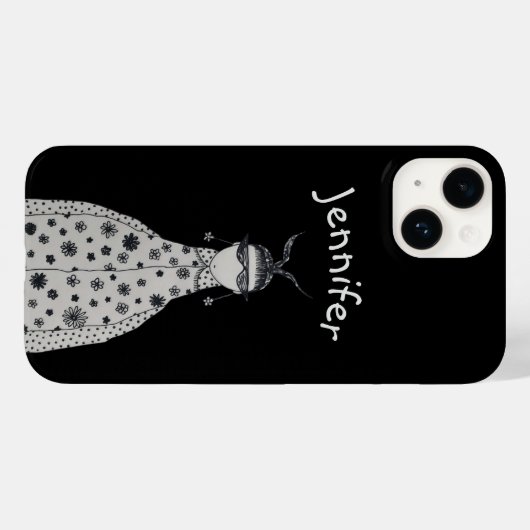 Case-Mate-iPhone mit niedlicher Blume Case-Mate iPhone Hülle (Rückseite (Horizontal))