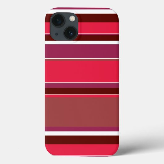 Case-Mate iPhone mit roten Streifen Hülle (Rückseite)