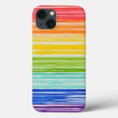 Case-Mate iPhone mit unordentlichen Regenbogenstre Case-Mate iPhone Hülle (Rückseite)