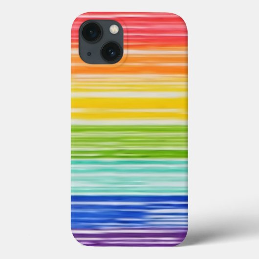 Case-Mate iPhone mit unordentlichen Regenbogenstre Case-Mate iPhone Hülle (Rückseite)