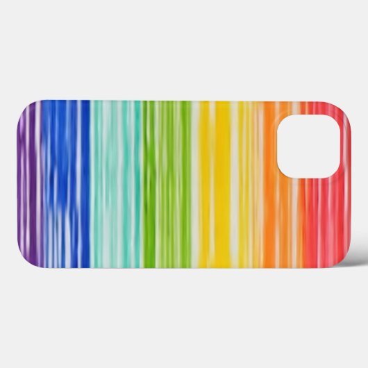 Case-Mate iPhone mit unordentlichen Regenbogenstre Case-Mate iPhone Hülle (Rückseite (Horizontal))