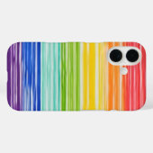 Case-Mate iPhone mit unordentlichen Regenbogenstre Hülle (Rückseite (Horizontal))