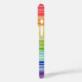 Case-Mate iPhone mit unordentlichen Regenbogenstre Hülle (Rückseite / Links)