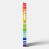 Case-Mate iPhone mit unordentlichen Regenbogenstre Hülle (Rückseite / Links)