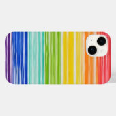 Case-Mate iPhone mit unordentlichen Regenbogenstre Hülle (Rückseite (Horizontal))