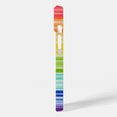Case-Mate iPhone mit unordentlichen Regenbogenstre Hülle (Rückseite / Links)