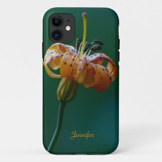 Case-Mate iPhone SE/5/5S Fall-Gelb-Lilie Hülle (Rückseite)