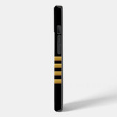 Case-Mate iPhone von Captain gold stripes Hülle (Rückseite / Links)