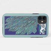 Case-Mate Kunst Nouveau Pfau-iPhone5 iPhone Hülle (Rückseite (Horizontal))
