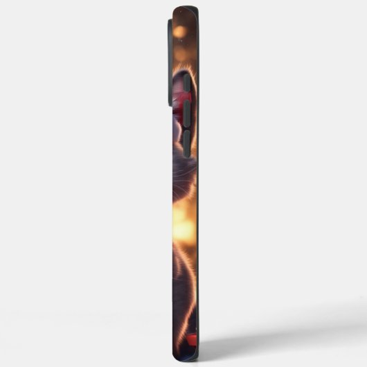 Case Mate Phone Case, Niedliches Kätzchen Weihnach (Rückseite / Links)
