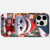 Case Mate Phone Case, Niedliches Kätzchen Weihnach (Rückseite (Horizontal))