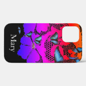CASE-MATE RAINBOW BLUME ANTIQUE LACE INDIVIDUELLE iPhone HÜLLE (Rückseite (Horizontal))