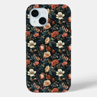 Case-Mate Tough Apple iPhone 15 Case, floral Hülle