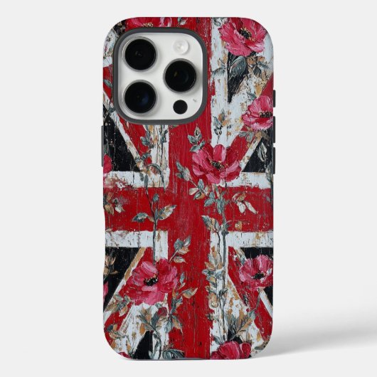 Case-Mate Tough Apple iPhone-Hülle-Britische Flagg iPhone Hülle (Rückseite)