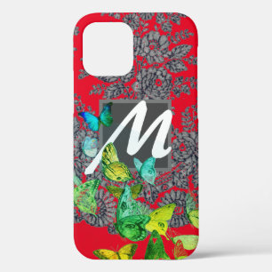 CASE-MATE TOUGH CUSTOM INITIAL RED ANTIQUE LACE iPhone HÜLLE