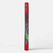 CASE-MATE TOUGH CUSTOM INITIAL RED ANTIQUE LACE iPhone HÜLLE (Rückseite / Rechts)