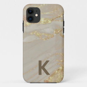 Case Mate Tough Gold Glitzer Marble Custom