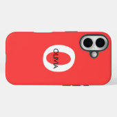 Case-Mate Tough iPhone 16 Case CUSTOM INITIAL (Rückseite (Horizontal))