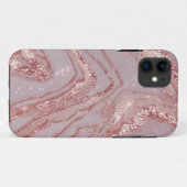 Case-Mate Tough Rose Gold Marble iPhone 11 Fall Hülle (Rückseite (Horizontal))