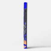 CASE-MATE ZU KUNSTSTOM ERSTE BLUE ANTIQUE FLÄCHE iPhone HÜLLE (Rückseite / Links)