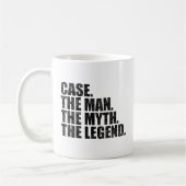 Case name, Case The Man The Myth The Legend Kaffeetasse (Links)