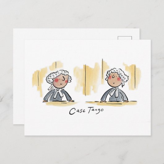 Case Tango Postkarte (Vorne/Hinten)