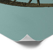 Case Threshing Machine 1889 Racine Wisconsin Farm Poster (Ecke)