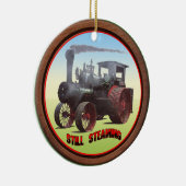 Case Traktor 'Still Steaming' Keramik Ornament (Rechts)