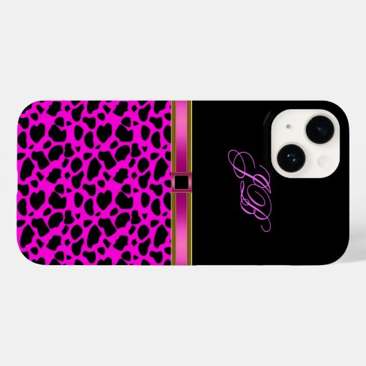 Case Wild Pink Black (Rückseite (Horizontal))