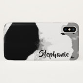 Casemate modernes Schwarzweiss-iPhone XS maximales Case-Mate iPhone Hülle (Rückseite (Horizontal))