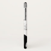 Casemate modernes Schwarzweiss-iPhone XS maximales Case-Mate iPhone Hülle (Hinten/Links)